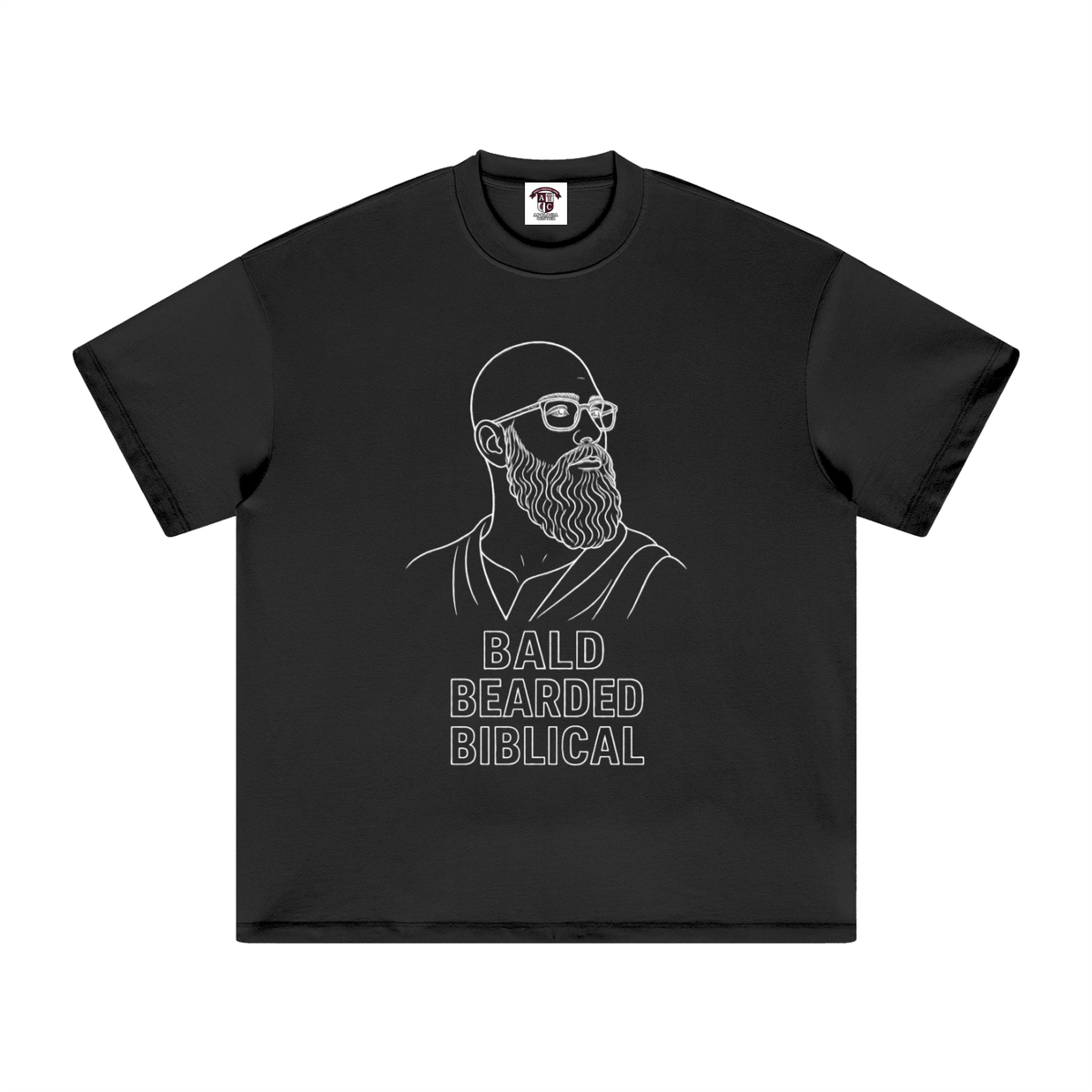 Bald, bearded, Biblical T-Shirt