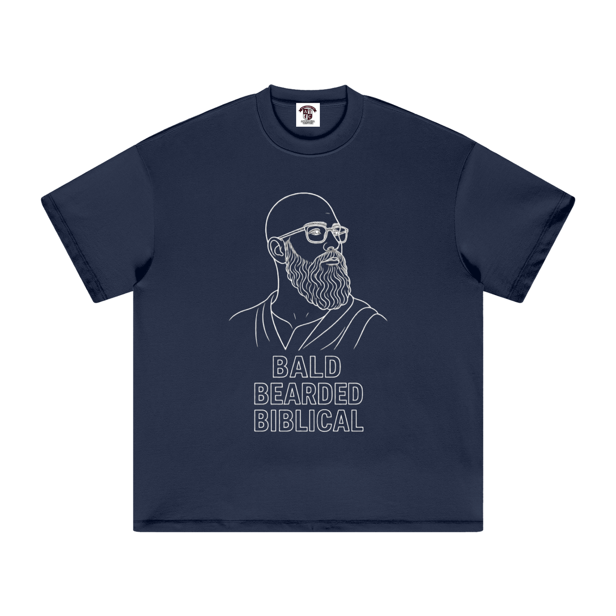 Bald, bearded, Biblical T-Shirt