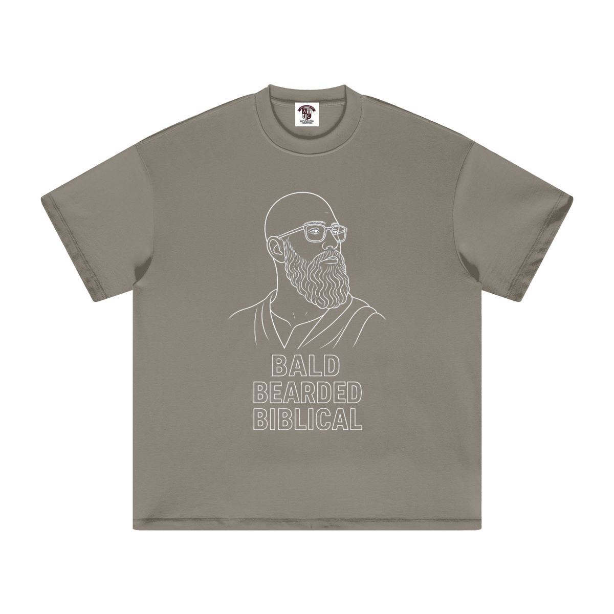 Bald, bearded, Biblical T-Shirt