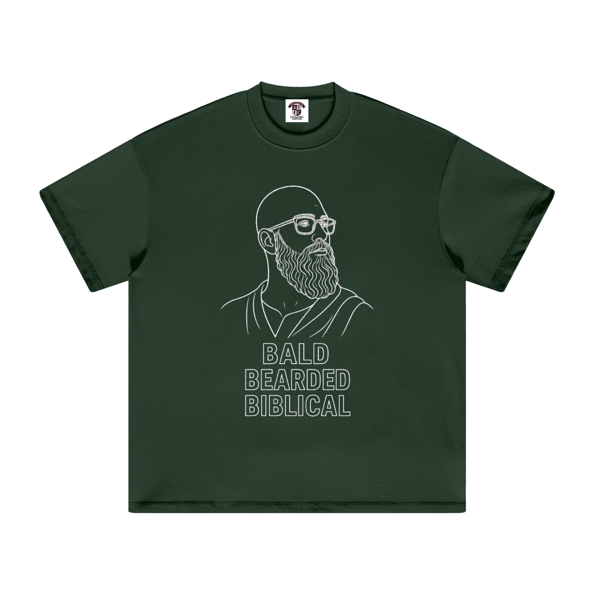 Bald, bearded, Biblical T-Shirt